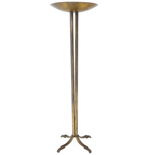 Cross Base 68 Tall Metal Dish Shade Floor Lamp