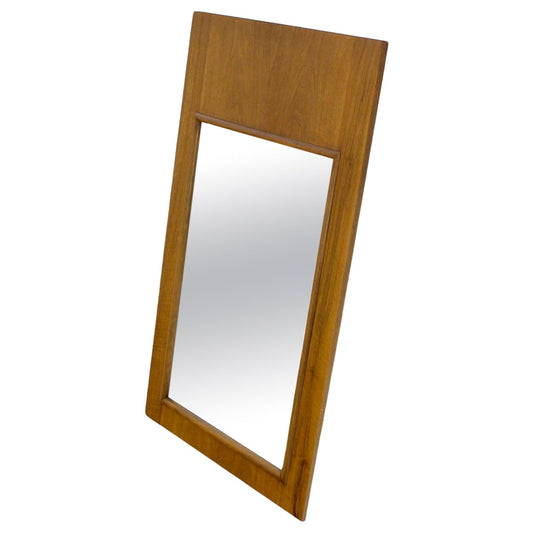 Light Walnut Robsjohn-Gibbings for Widdicomb Large Light Walnut Wall Mirror MINT