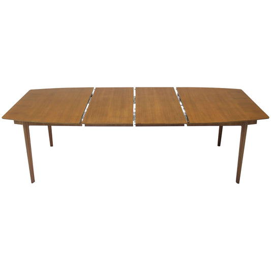 Widdicomb Walnut Dining Table w/ Two Extension Boards Leaves Gibbings era