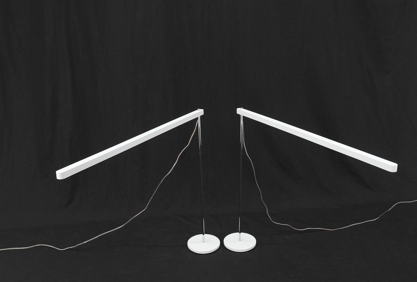 Pair of Mid Century Italian Modern Artemide Desk Lamps Adjustable Height