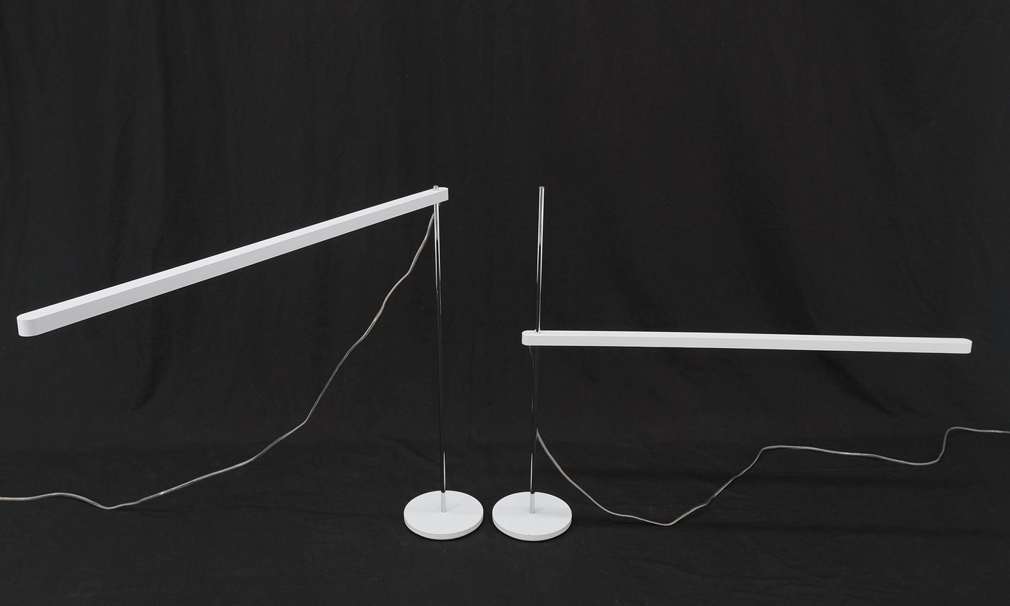 Pair of Mid Century Italian Modern Artemide Desk Lamps Adjustable Height