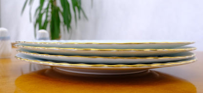 Set of 16 Minton Porcelain China Made in England Diner Plates Salt & Pepper Set