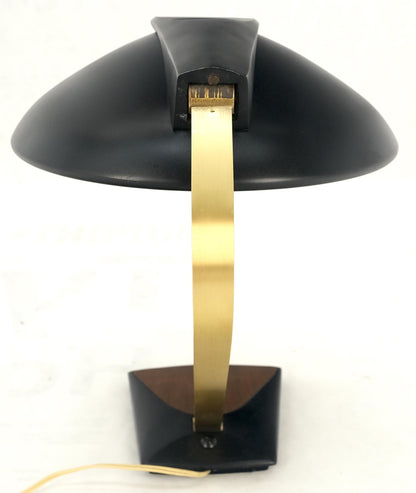 Vintage c1970s Italian Mid Century Modern Adjustable Brass Desk Table Lamp MINT!