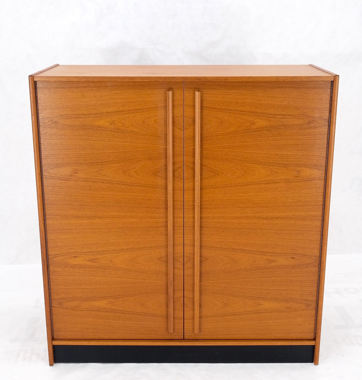 Danish Mid-Century Modern Teak Side by Side Dresser Chest of Drawers Chifforobe