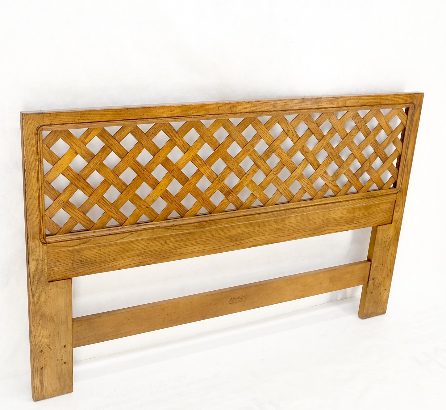 Henredon Lattice Queen or Full Size Headboard Bed Mint!