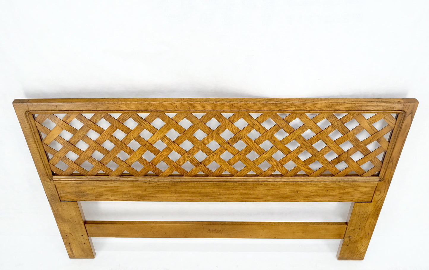 Henredon Lattice Queen or Full Size Headboard Bed Mint!