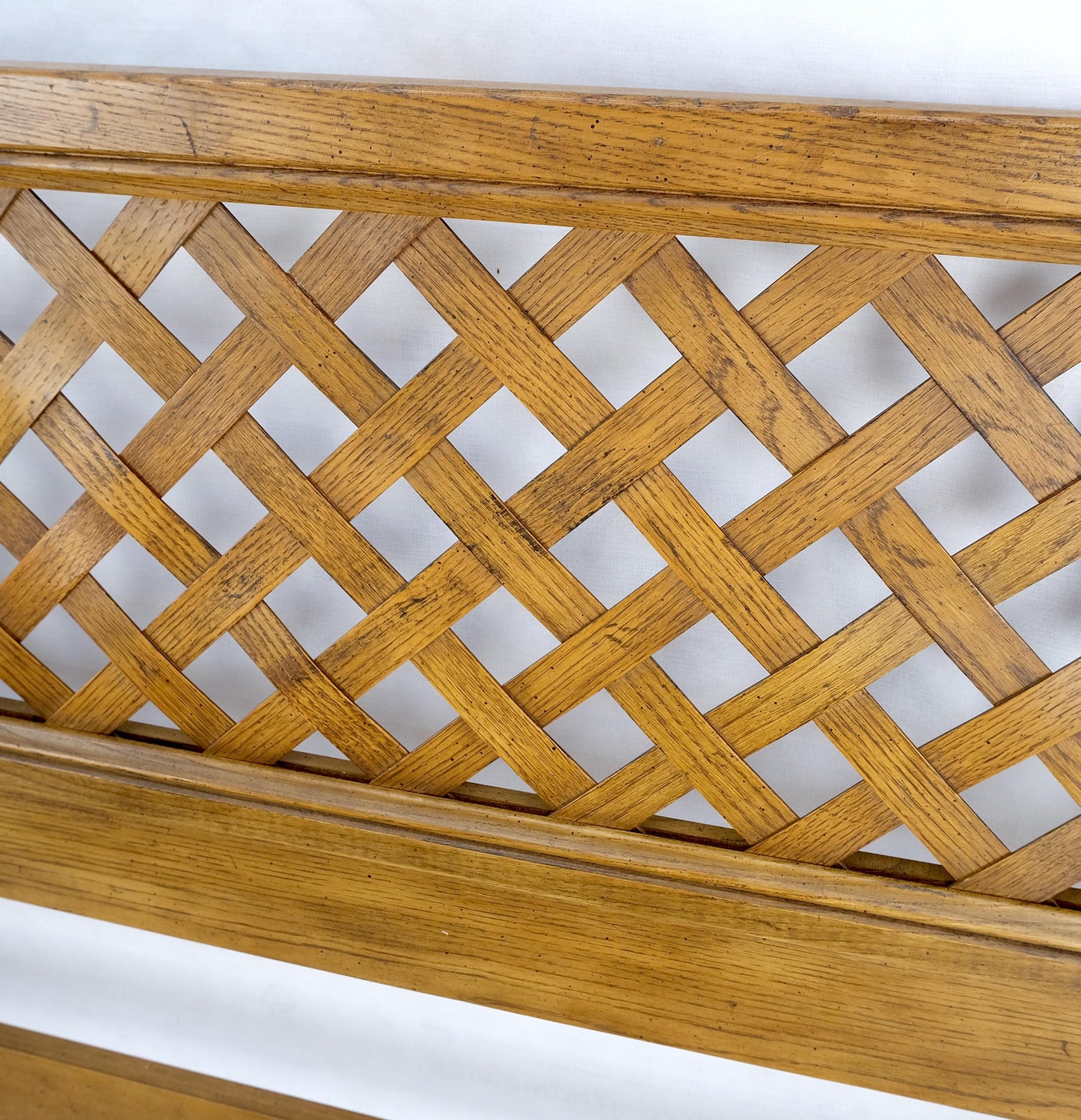 Henredon Lattice Queen or Full Size Headboard Bed Mint!