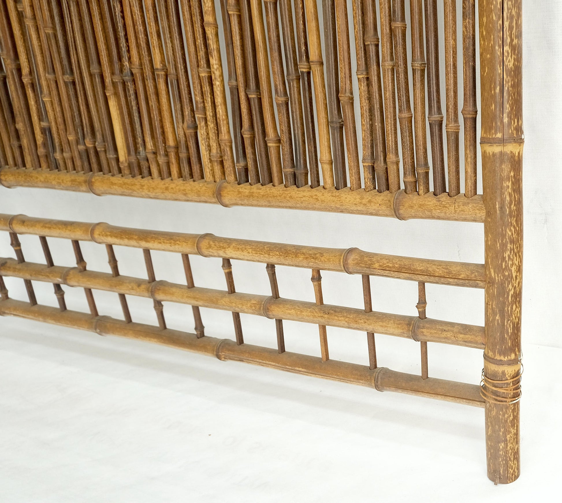 Pair of Japanese Modern Bamboo Room Dividers Screens Decorative Panels Wall Art