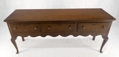 Kittinger Williamsburg Restoration 3 Drawers Queen An Walnut Sideboard MINT