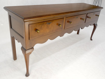 Kittinger Williamsburg Restoration 3 Drawers Queen An Walnut Sideboard MINT