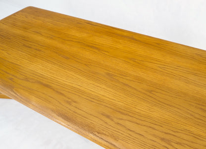 Restored x Base Rectangle Chestnut Coffee Table by Lane Mid-Century Modern Mint!