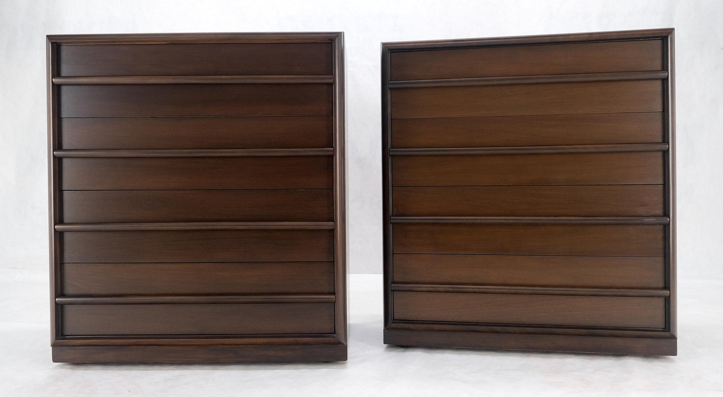 Pair of Robsjohn-Gibbings Bachelor Four Drawer Chests Dressers