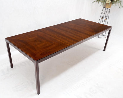 John Stuart Two Tone Leaves Mid-Century Modern Rectangle Dining Table Mint!