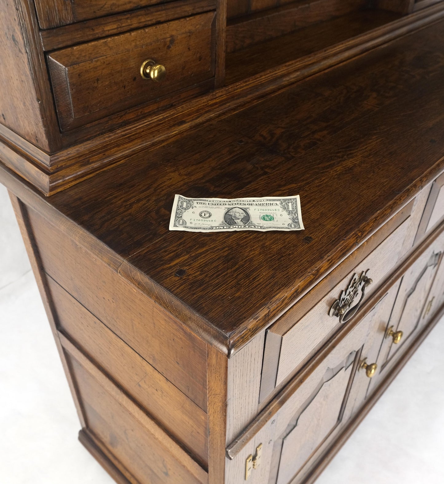 Dovetailed Drawer Quality Farmhouse Welsh Oak Cupboard Breakfront Sideboard MINT