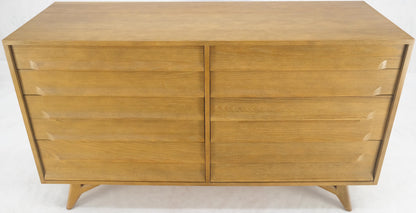 Jack Van Der Molen Solid Cerused Oak 8 Sculpted Drawers Credenza Dresser MINT!