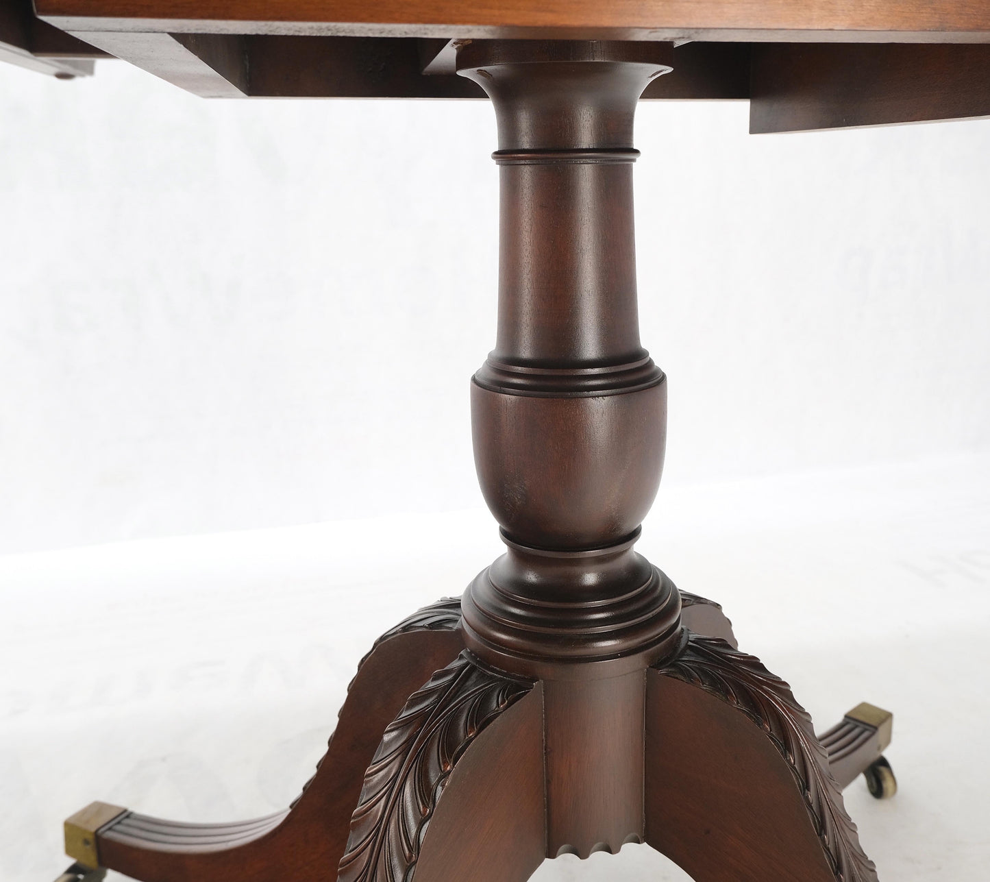 Large Rectangle Round Corners Flip Top Dining Breakfast Table Rosewood Banding