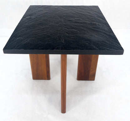 Adrian Pearsall Solid Walnut Slate Like Top Composite Top End Side Table Mint