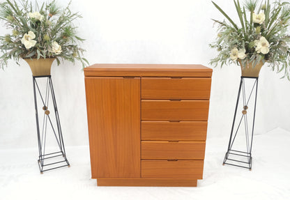 Danish Mid-Century Modern 7 Drawers High Credenza Chest Dresser Chifforobe Mint!