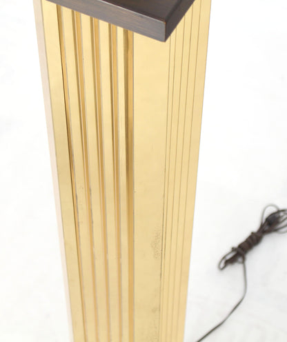 Extruded Brass Profile Art Deco Style Floor Lamp