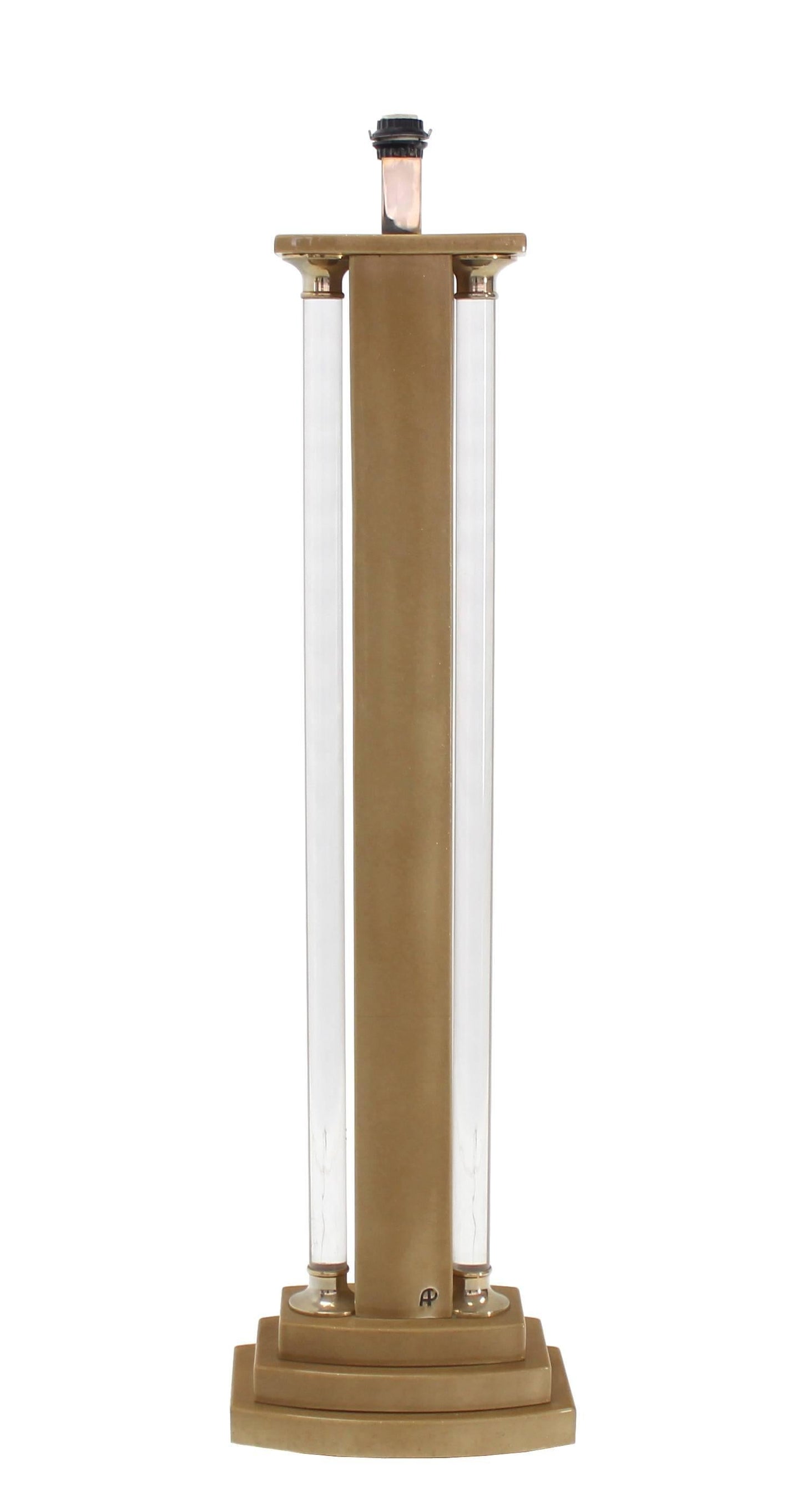 Lucite Floor Lamp