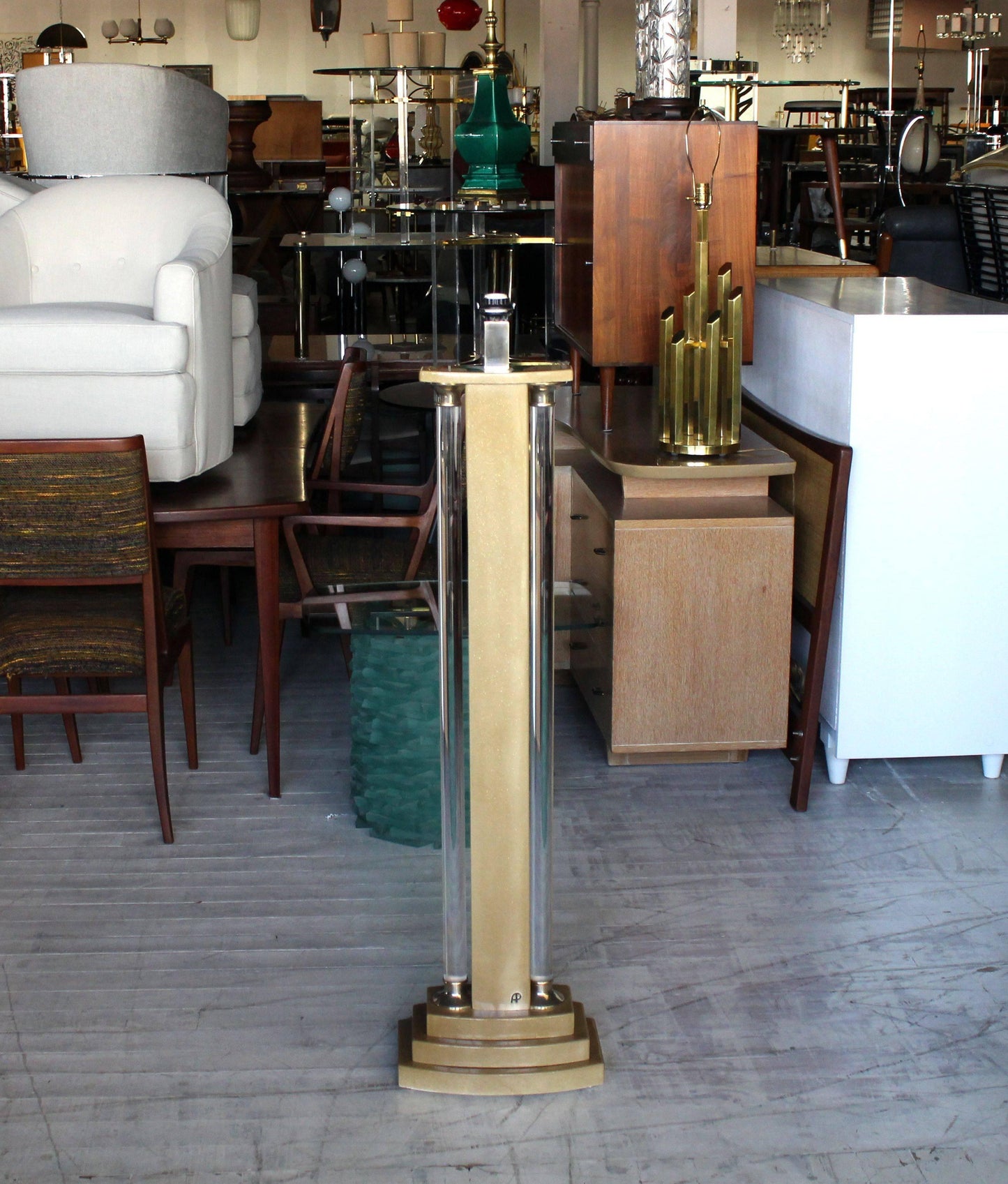 Lucite Floor Lamp