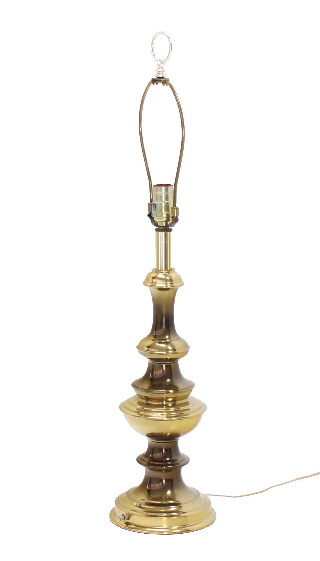 Heavy Solid Brass Table Lamp