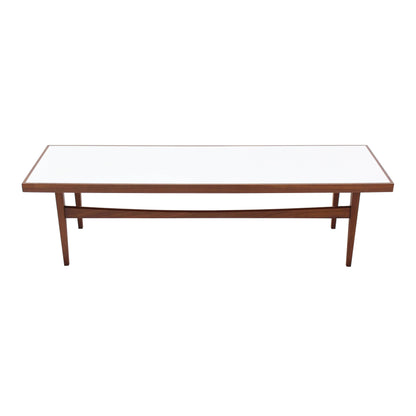 Walnut Long Rectangular Coffee Table