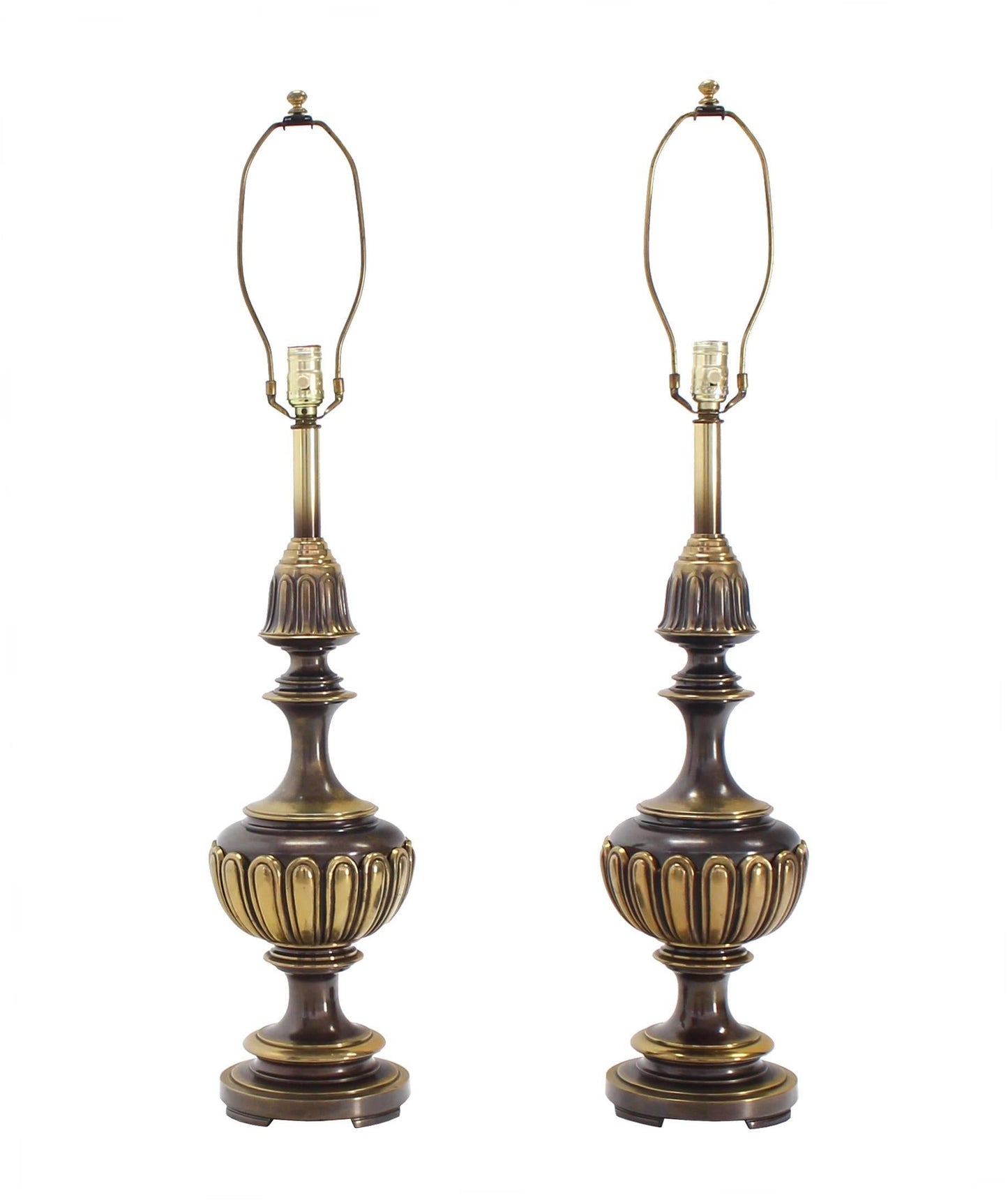 Pair of Stiffel Brass Table Lamps