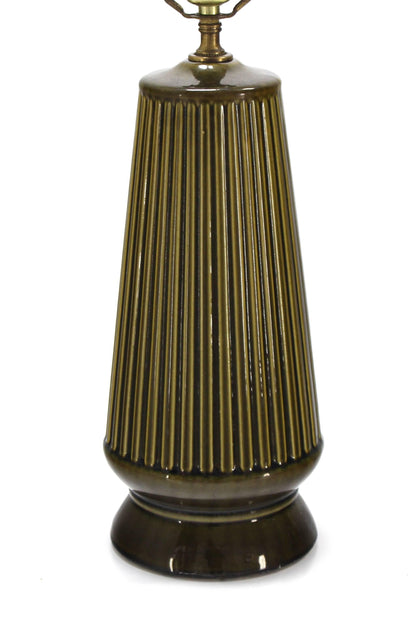 Art Potery Green Glase Table Lamp