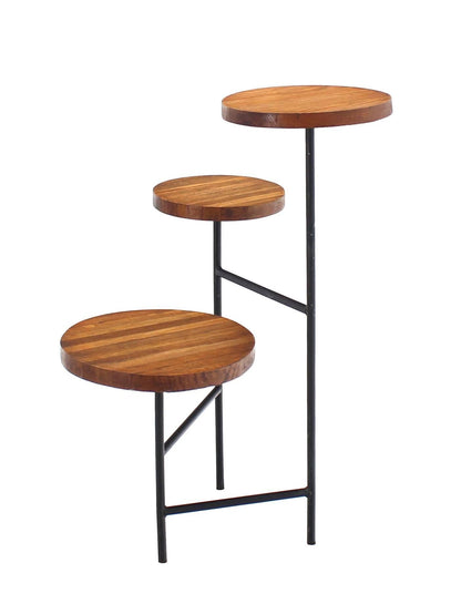 Tri Leg Three-Tier Side Display Table Planter