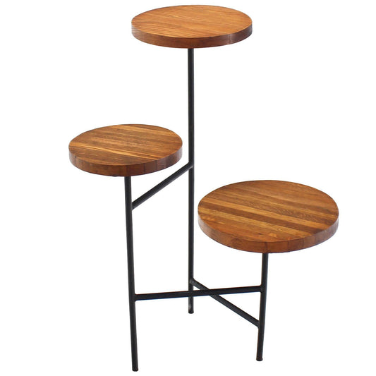 Tri Leg Three-Tier Side Display Table Planter