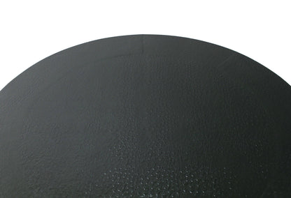 Dark Olive Ostrich Skin Round Coffee Table