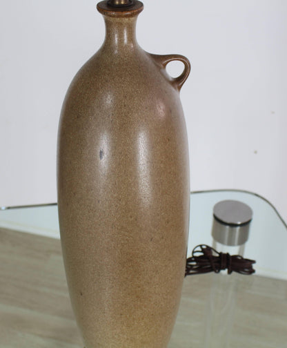 Tall Vase Jag Shape Handle Ceramic Pottery Table Lamp