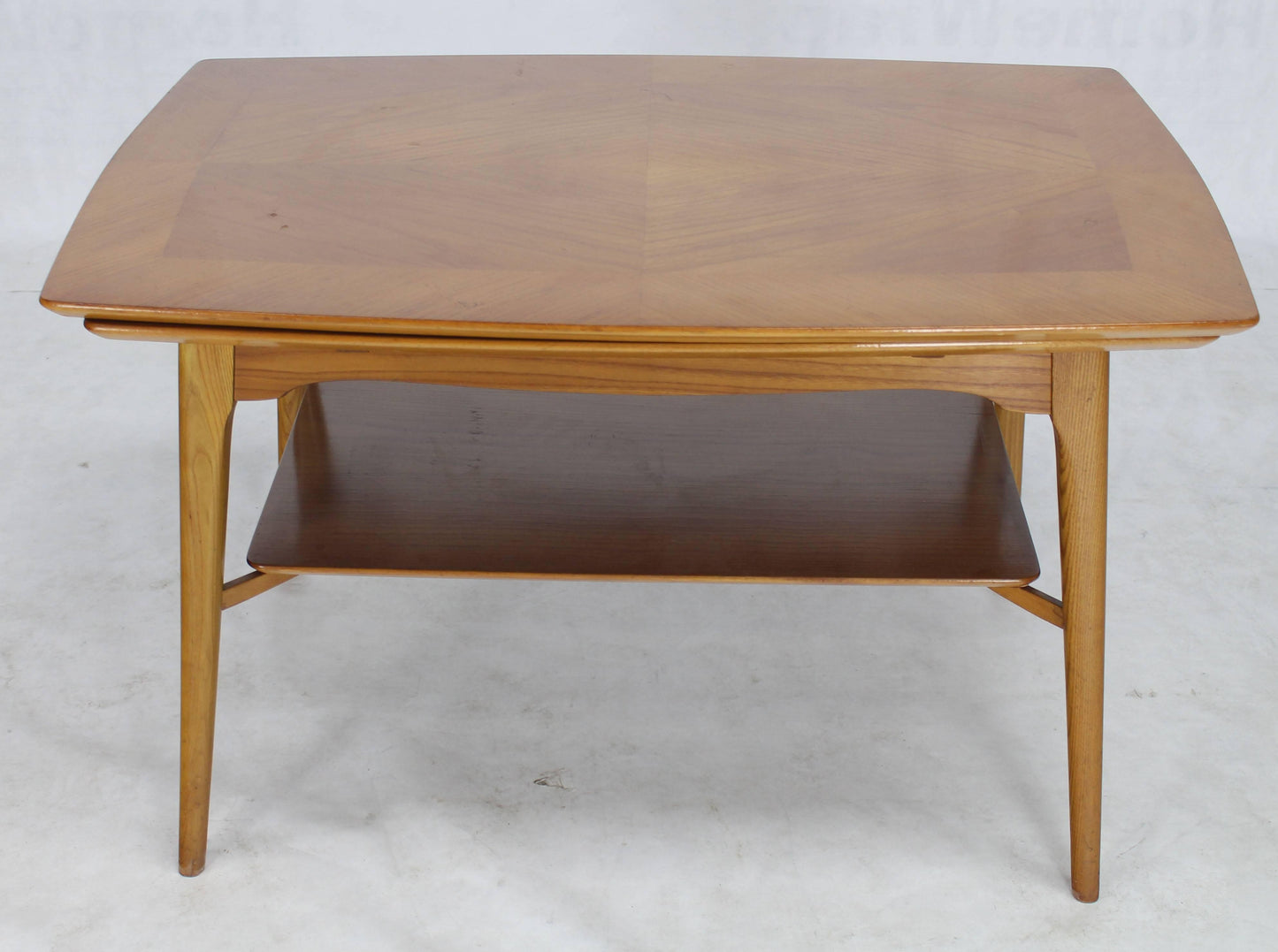 Swedish Blond Wood Expandable Refectory Coffee Side Table Childs Dining