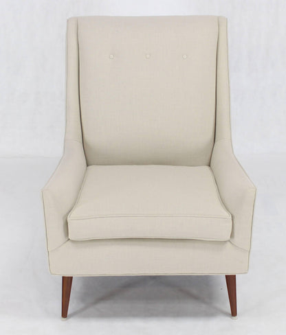 New Upholstery High Dowel Legs McCobb Lounge Chair