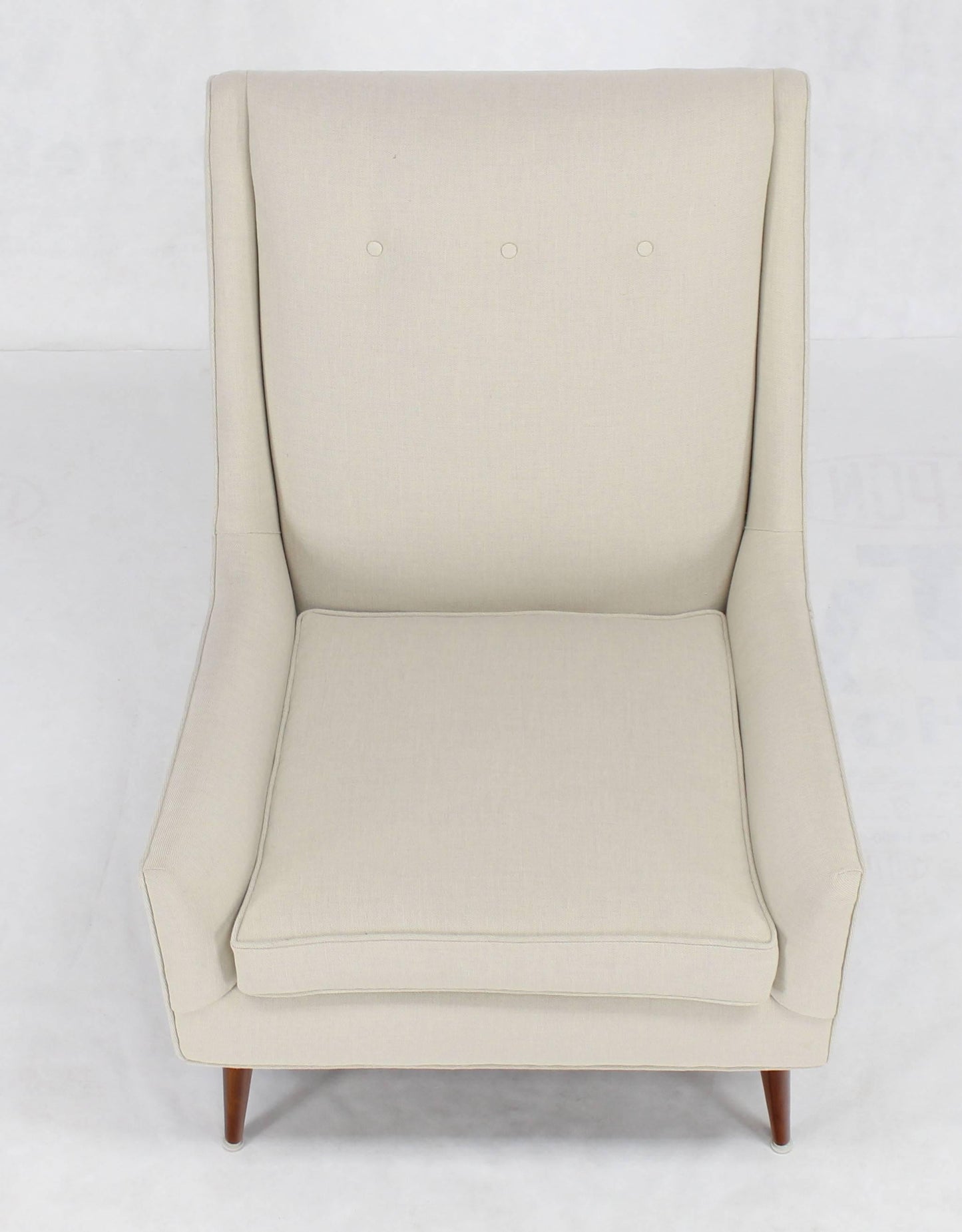 New Upholstery High Dowel Legs McCobb Lounge Chair