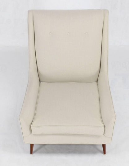 New Upholstery High Dowel Legs McCobb Lounge Chair