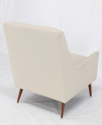 New Upholstery High Dowel Legs McCobb Lounge Chair