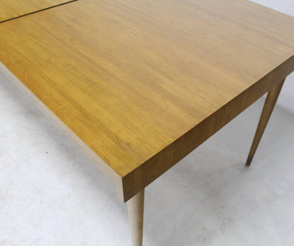 Swedish Blond Birch Dining Table w/ Two Extension Boards Leafs