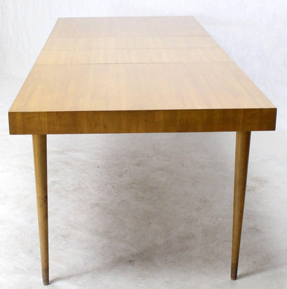 Swedish Blond Birch Dining Table w/ Two Extension Boards Leafs