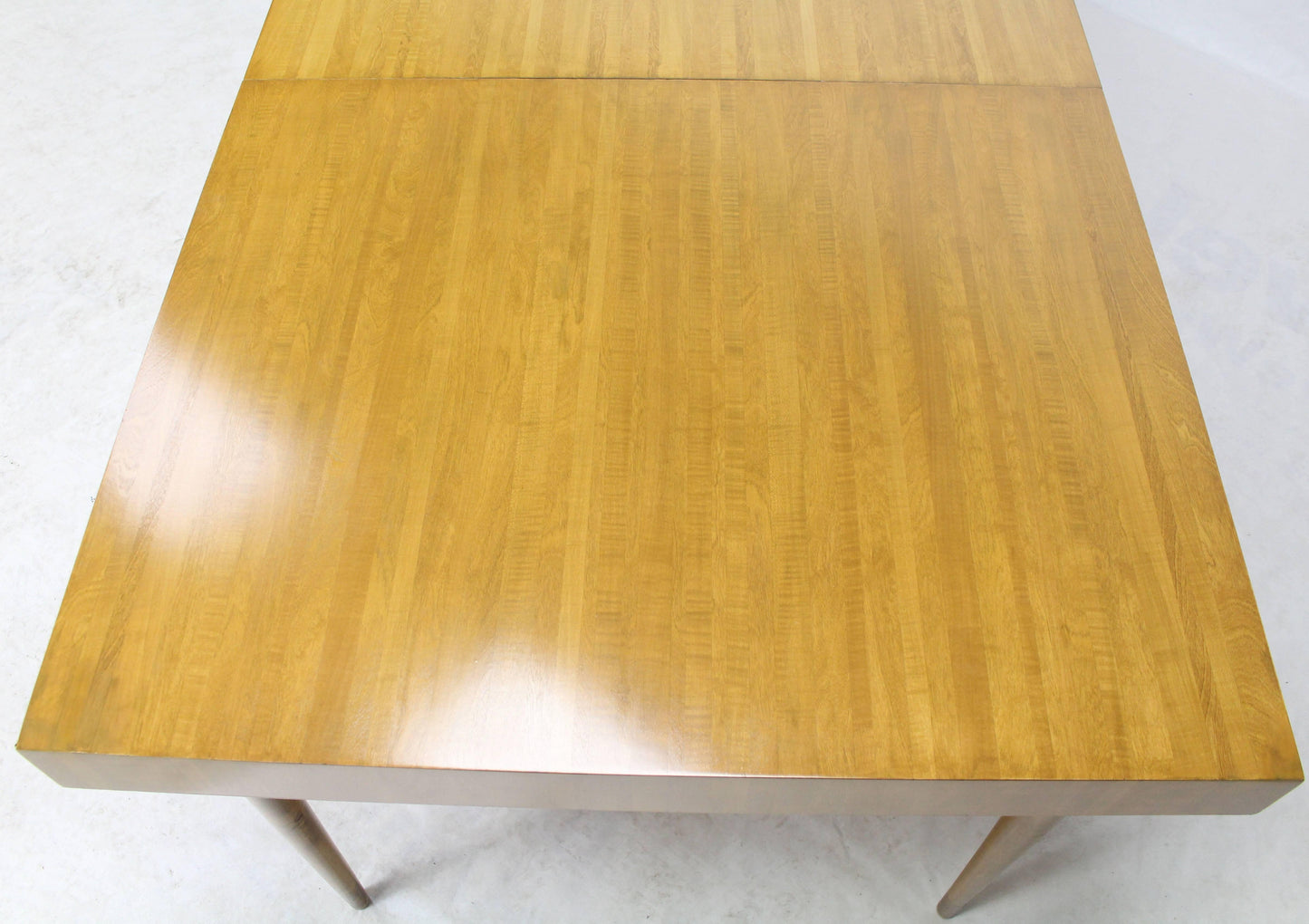 Swedish Blond Birch Dining Table w/ Two Extension Boards Leafs