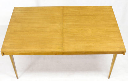 Swedish Blond Birch Dining Table w/ Two Extension Boards Leafs