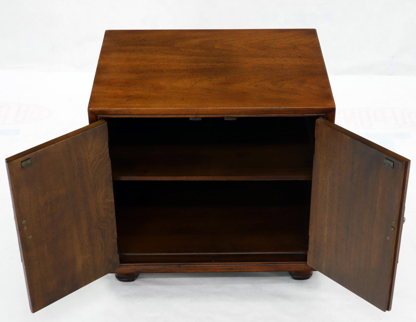 Pair of Mid-Century Modern Two Doors Nightstands by Henredon