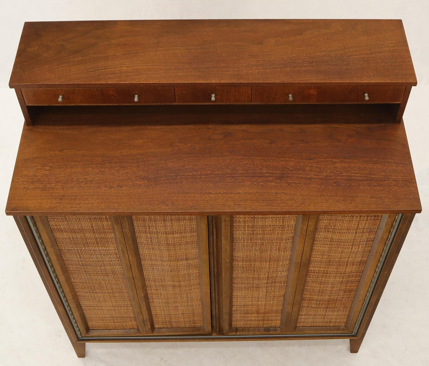 Mid-Century Modern High Chest Dresser with Separate Jewelry Compartment on Top