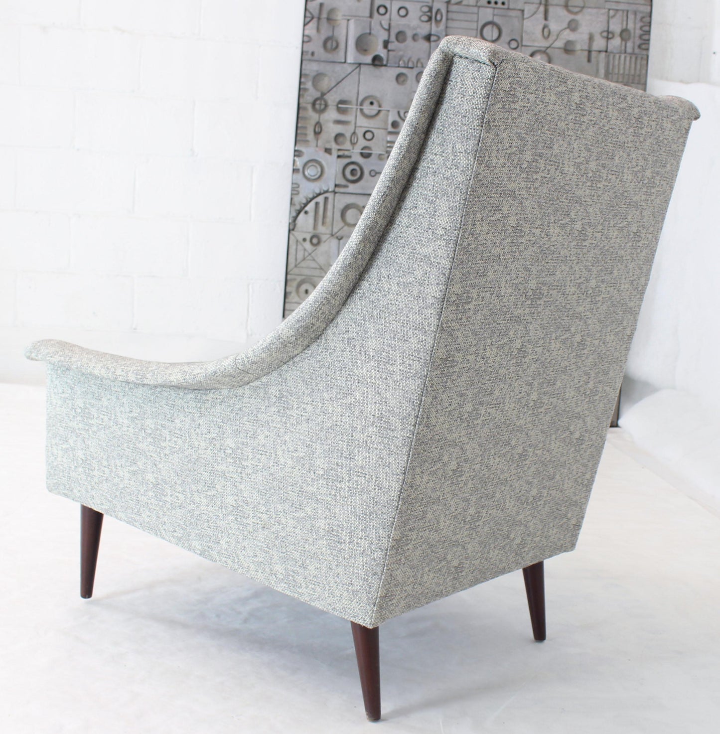 New Upholstery Mid-Century Modern Lounge Chair