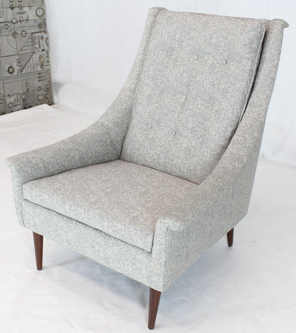 New Upholstery Mid-Century Modern Lounge Chair