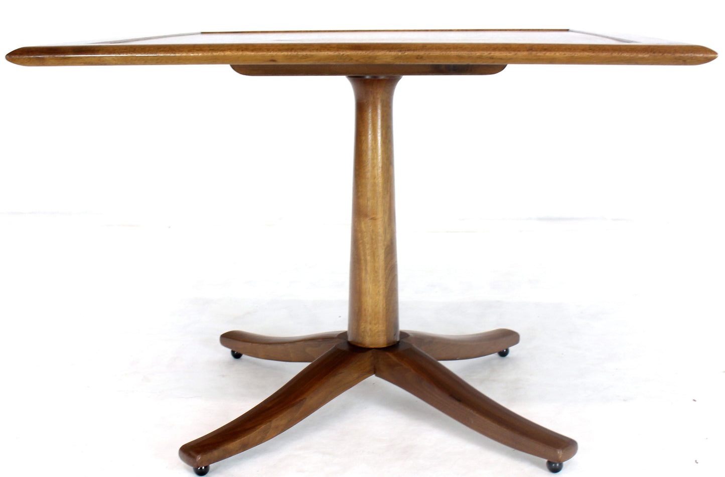 Drexel Walnut Square Occasional Side Table Stand