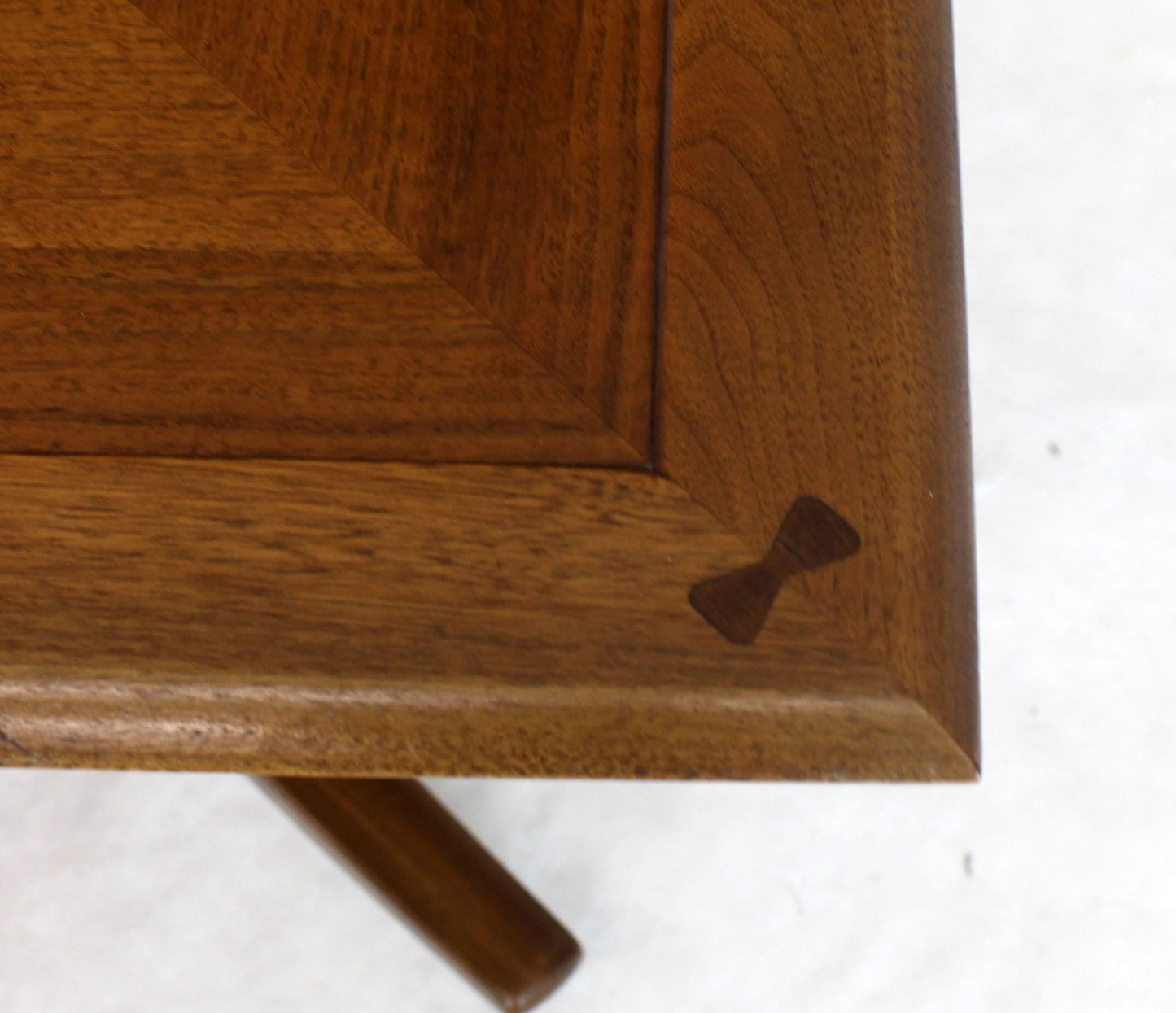 Drexel Walnut Square Occasional Side Table Stand