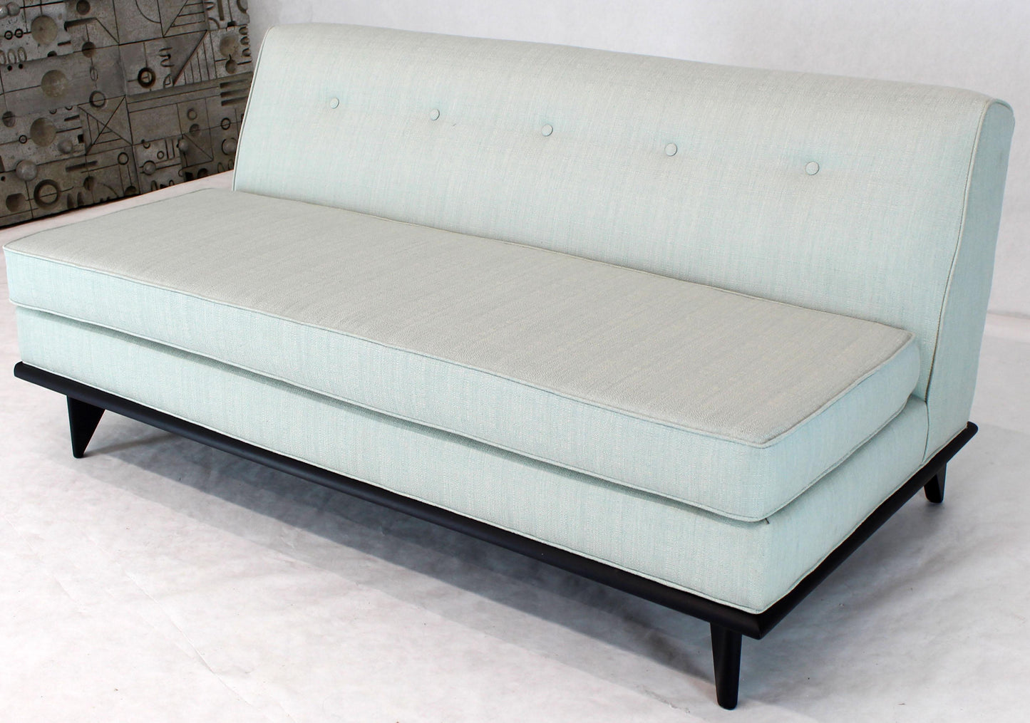 New Upholstery John Widdicomb Mid-Century Modern Loveseat Couch