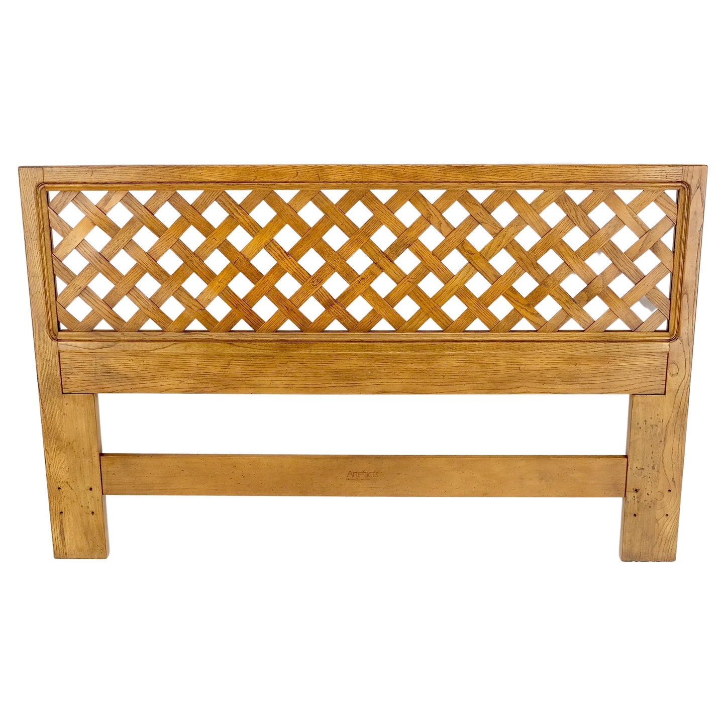 Henredon Lattice Queen or Full Size Headboard Bed Mint!